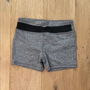 Forever 21 Athletic Gray and Black Bike Shorts